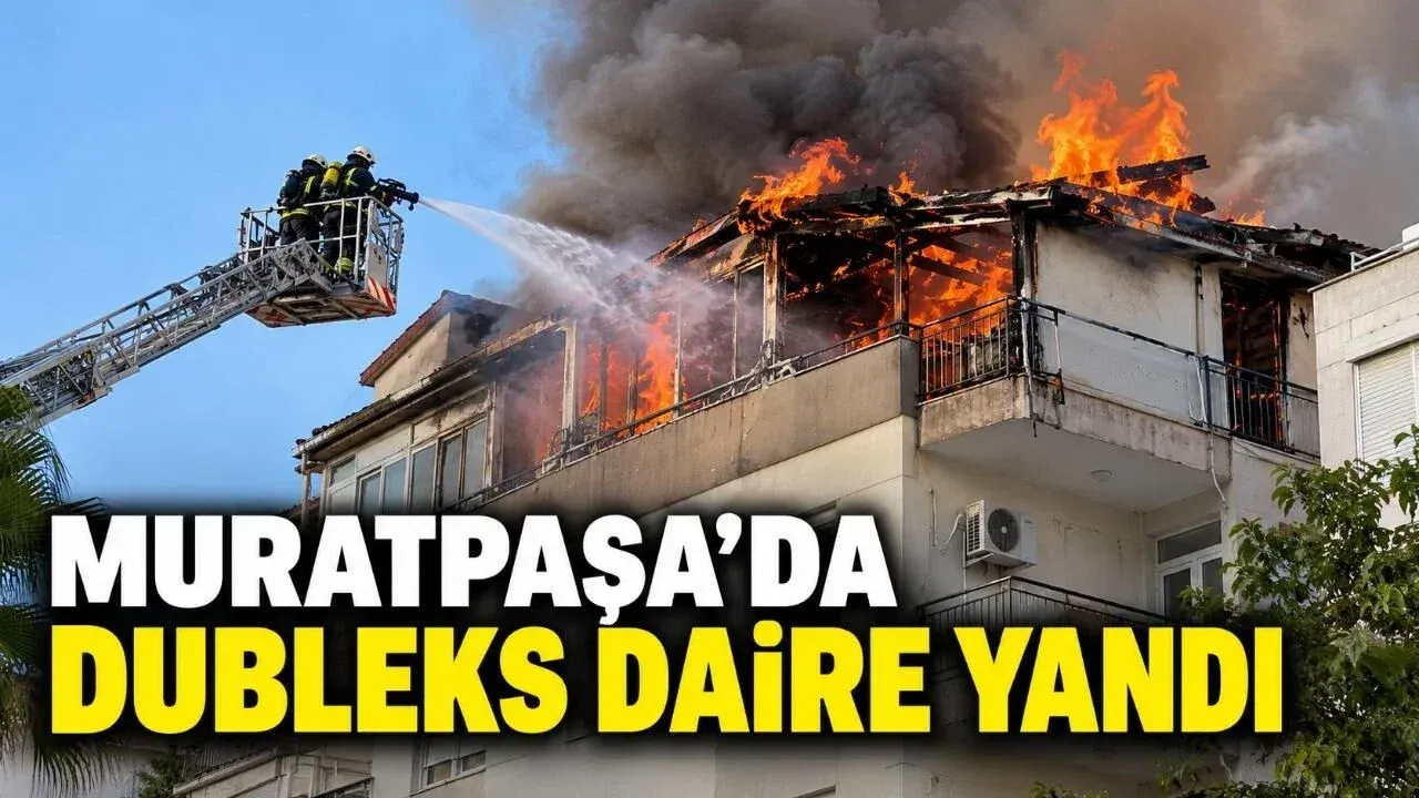 Muratpaşa’da dubleks dairede yangın: Bina tahliye edildi — Yeni Alanya Gazetesi