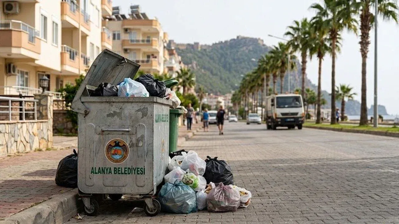 In Alanya gibt’s Streit um die jährliche Müllgebühr von etwa 600 TL für Wohnungen