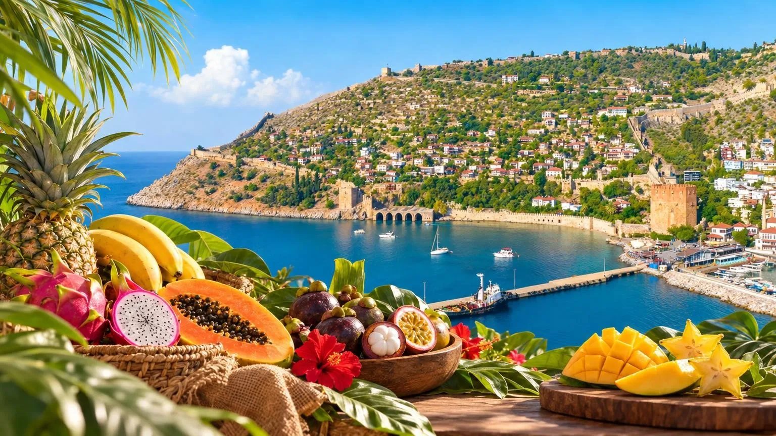Alanya Tropikal Meyve Festivali 9-11 Ekim’de üç ülkenin büyükelçilerini ağırlayacak — Yapay zekâ ile oluşturulmuş temsili görsel