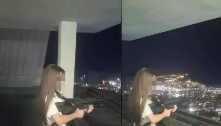 Alanya'da küçük çocuğun uzun namlulu silahla görüntüsü tepkilere neden oldu.