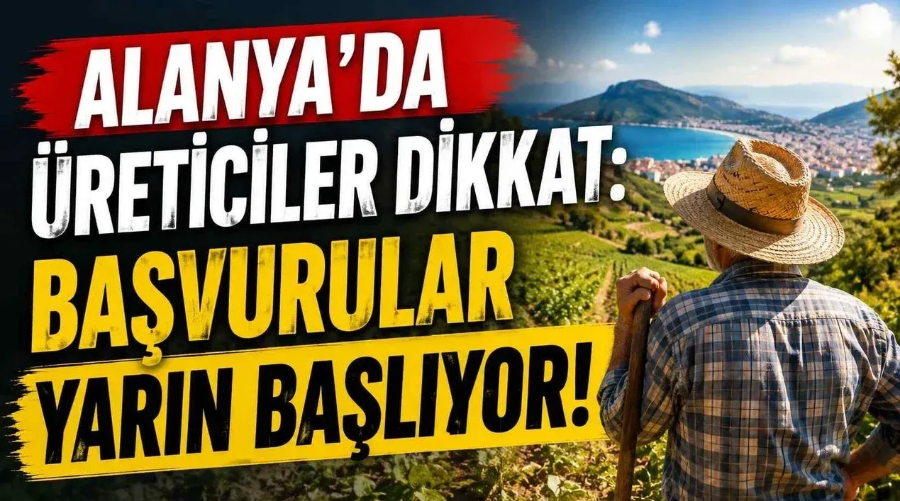 Alanya’da ÇKS başvuruları 1 Eylül’de başlıyor