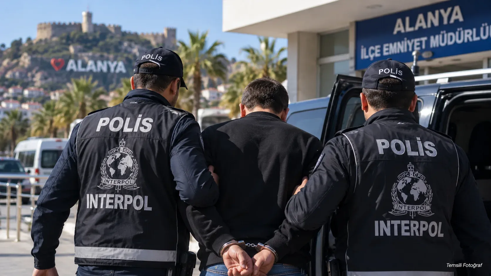 Kırmızı bültenle aranan şüpheli Alanya’da yakalandı