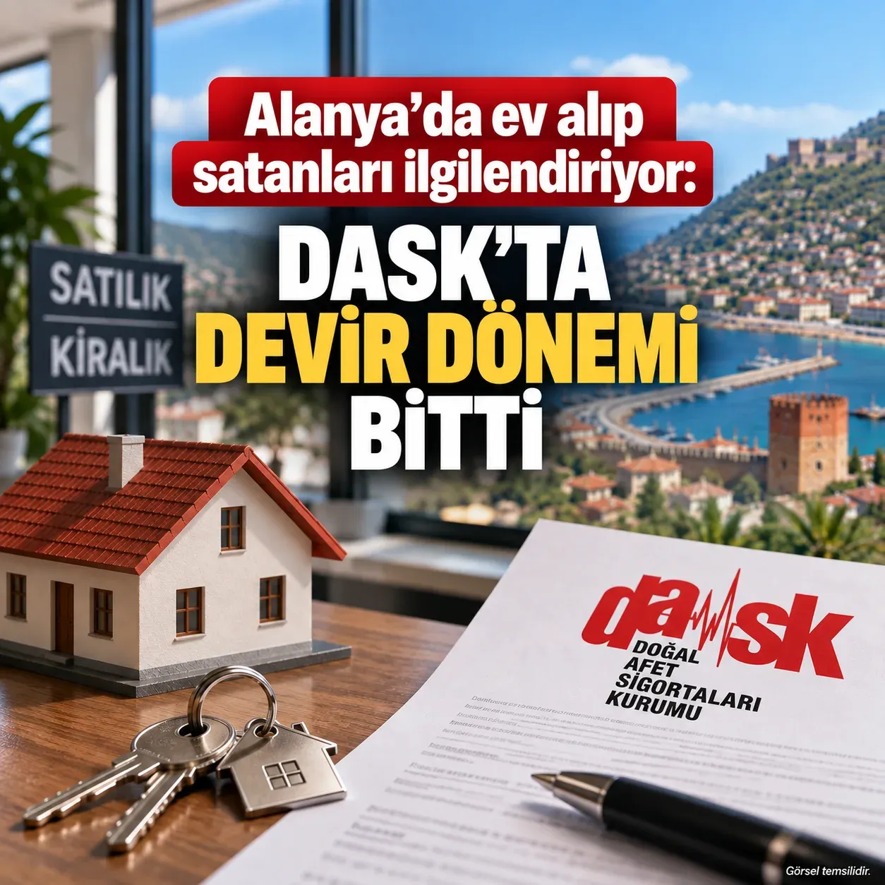 Alanya’da ev alıp satanları ilgilendiriyor: DASK’ta devir dönemi bitti