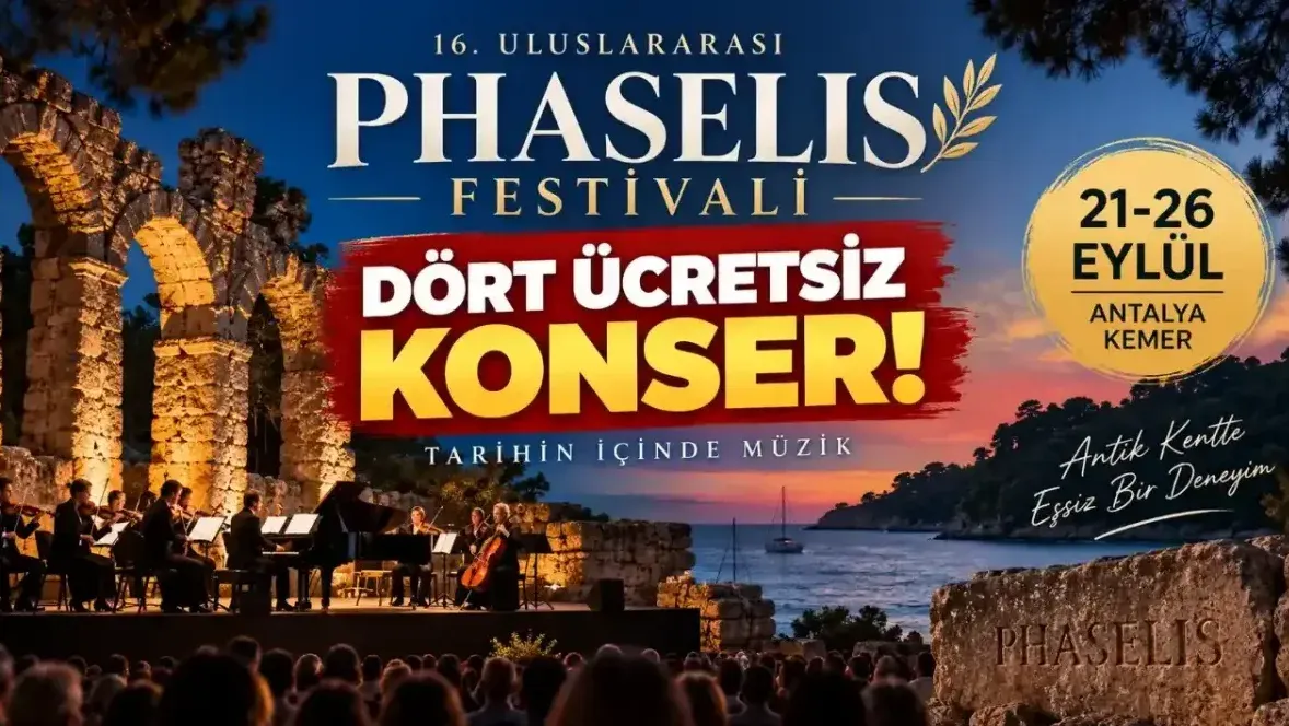 Phaselis Antik Kenti'nde 16'ncı festival başladı