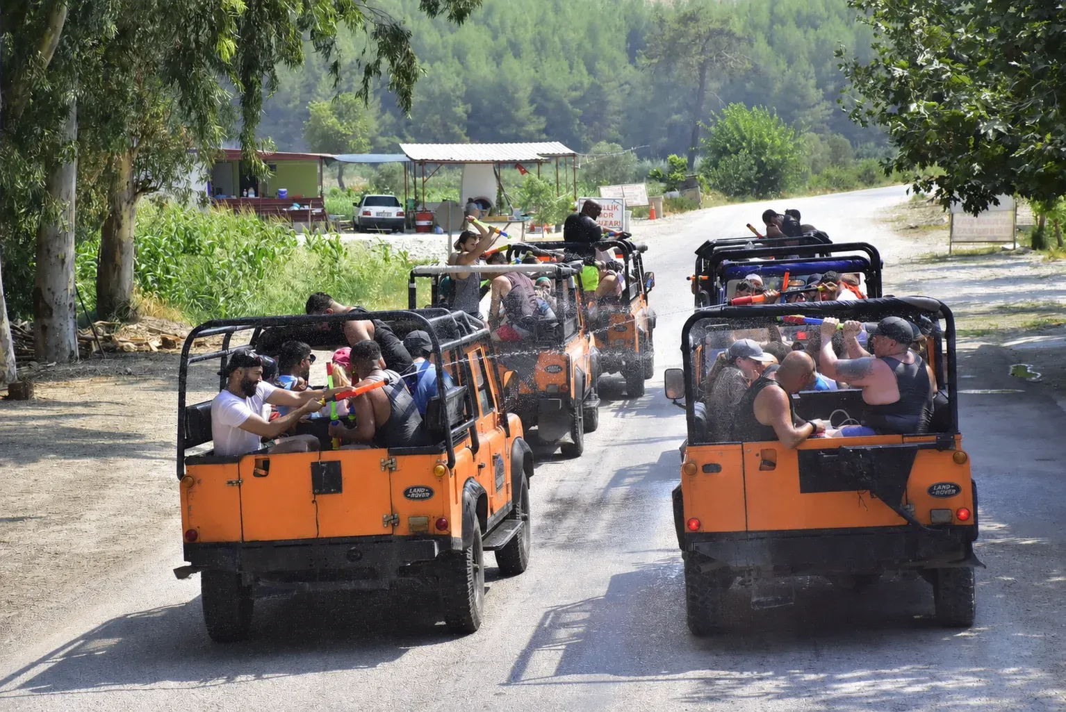 Alanya'da safari araçlarına denetim: 5 araca 233 bin TL ceza