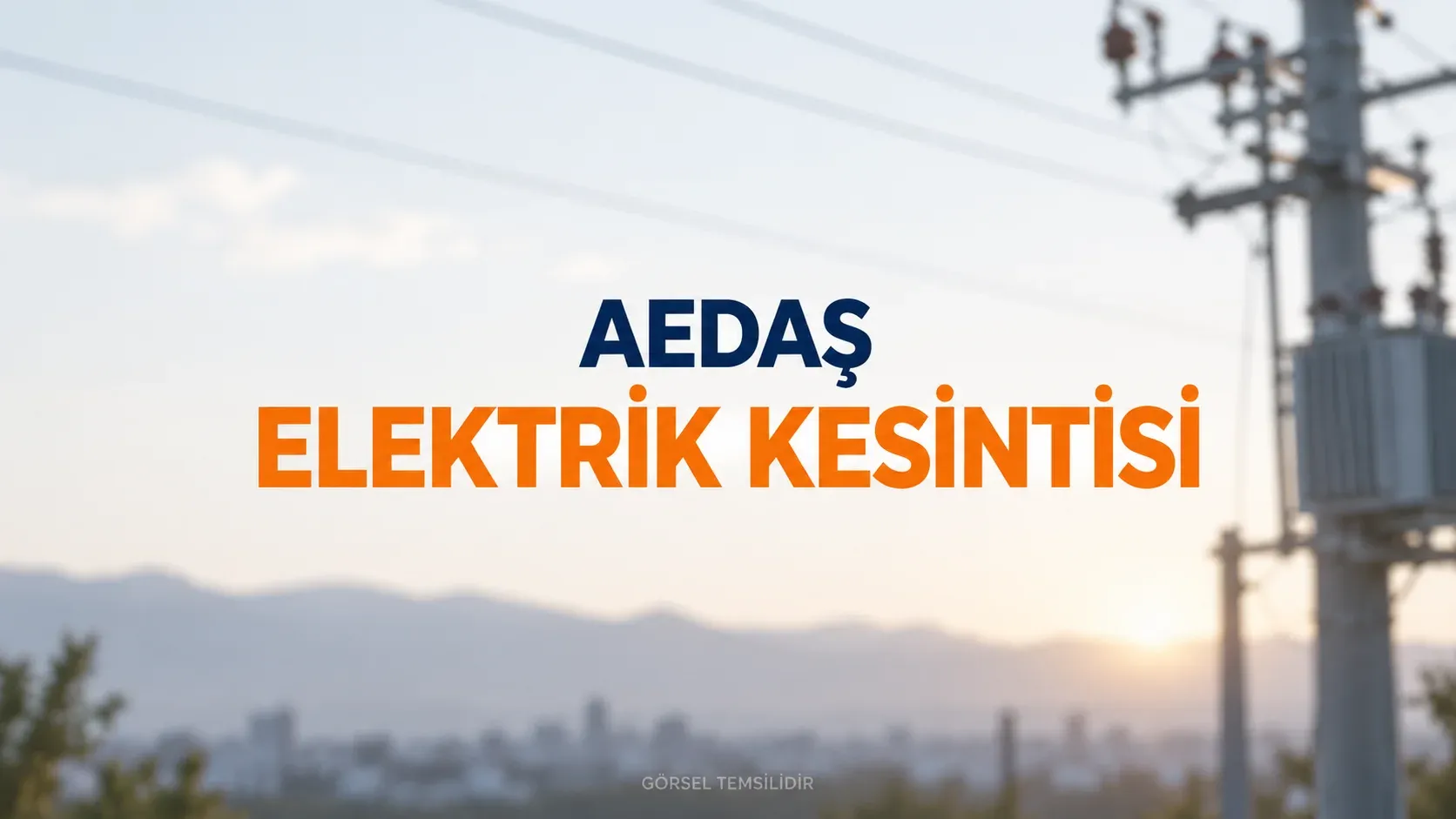 Tosmur’da planlı elektrik kesintisi