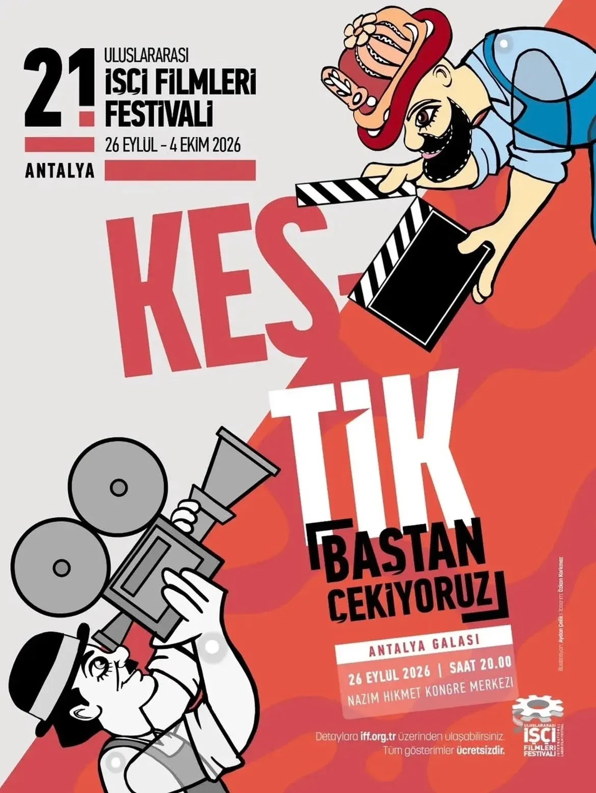 Uluslararası İşçi Filmleri Festivali Antalya'da başlayacak