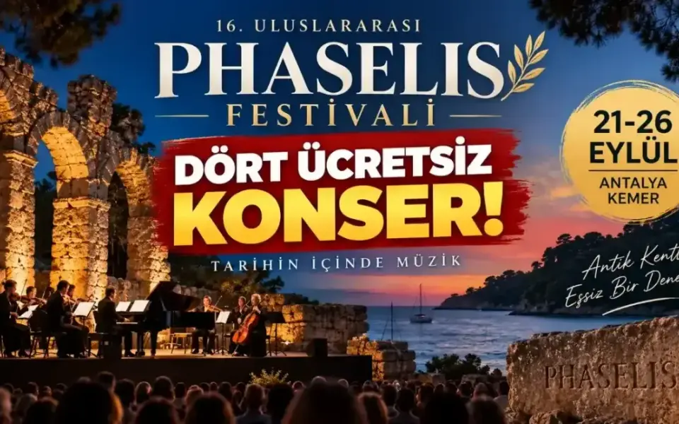 Phaselis Antik Kenti'nde 16'ncı festival başladı