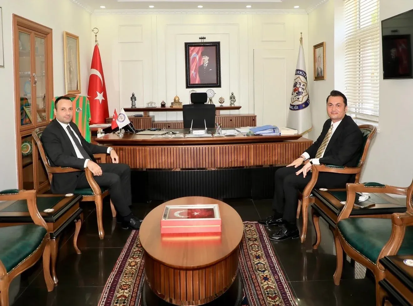 Başsavcı Vekili Kocahan’dan Kaymakam Öztürk’e ziyaret