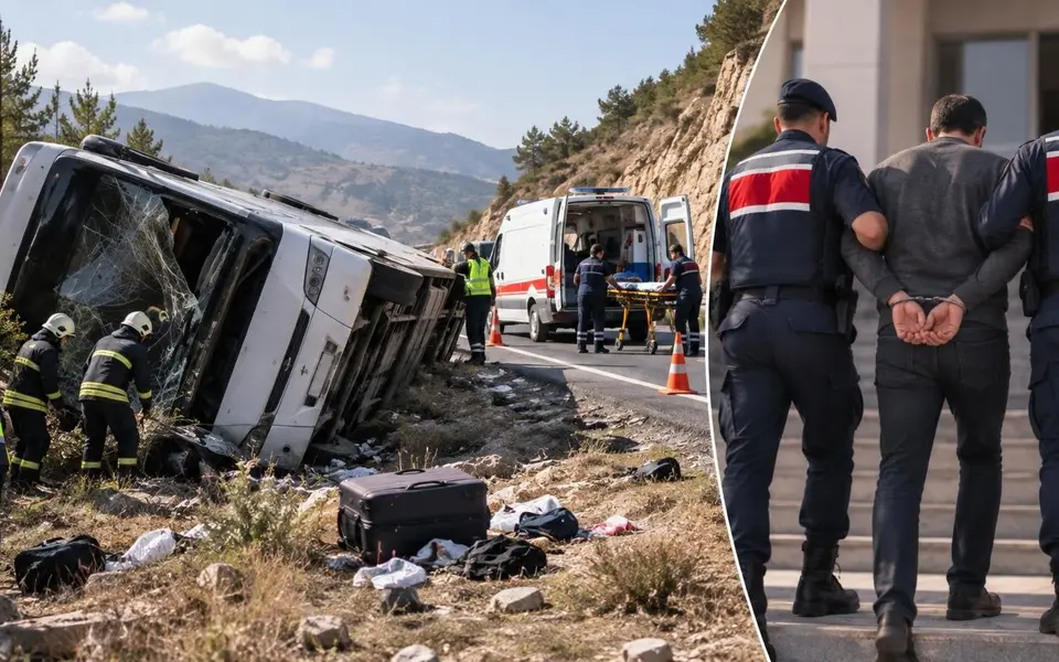 Antalya-Isparta yolunda bir kişinin öldüğü kazanın ardından şoför tutuklandı — Yapay zekâ ile oluşturulmuş temsili görsel