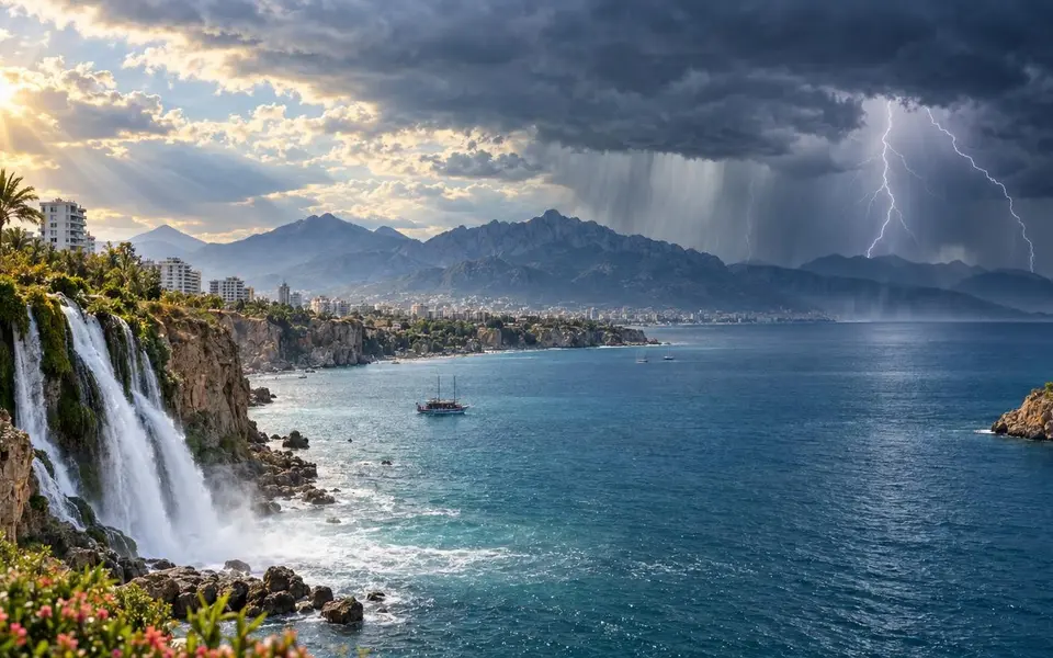 Forecast for heavy rain in Antalya on 8 October: Temperatures are set to rise to 26 degrees
