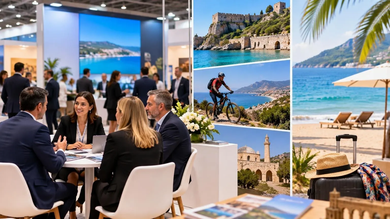 Alanya, Antalya Turizm Fuarı’nda 2027 sezonu için iş görüşmeleri yapacak — Yapay zekâ ile oluşturulmuş temsili görsel