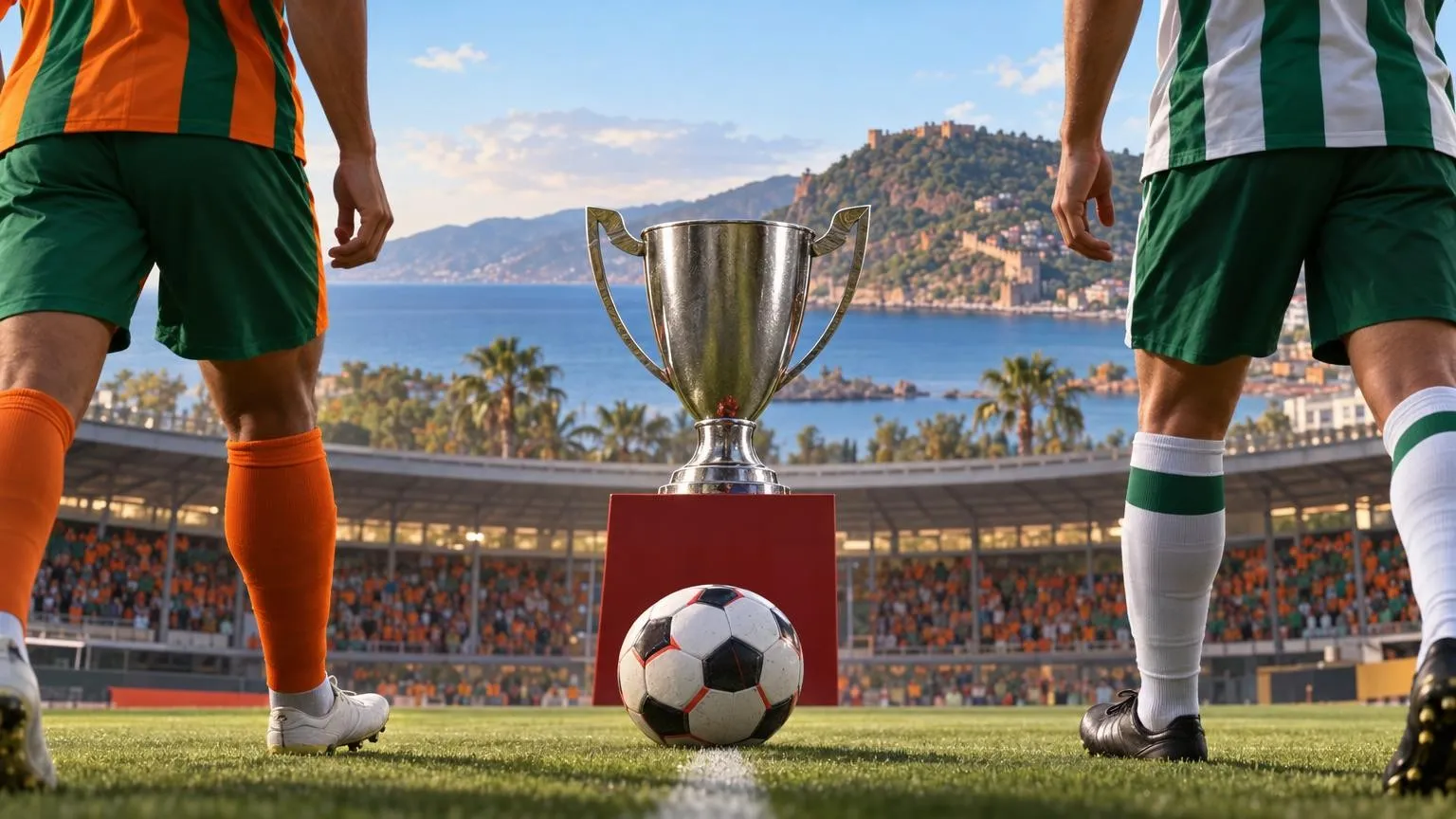 Corendon Alanyaspor kupada 12 Bingölspor’u Alanya’da ağırlayacak — Yapay zekâ ile oluşturulmuş temsili görsel