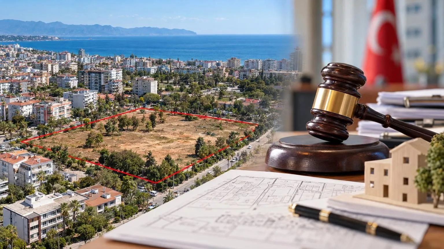 KGM, Antalya Muratpaşa'daki taşınmazı 576,4 milyon lira bedelle satışa çıkardı — Yapay zekâ ile oluşturulmuş temsili görsel