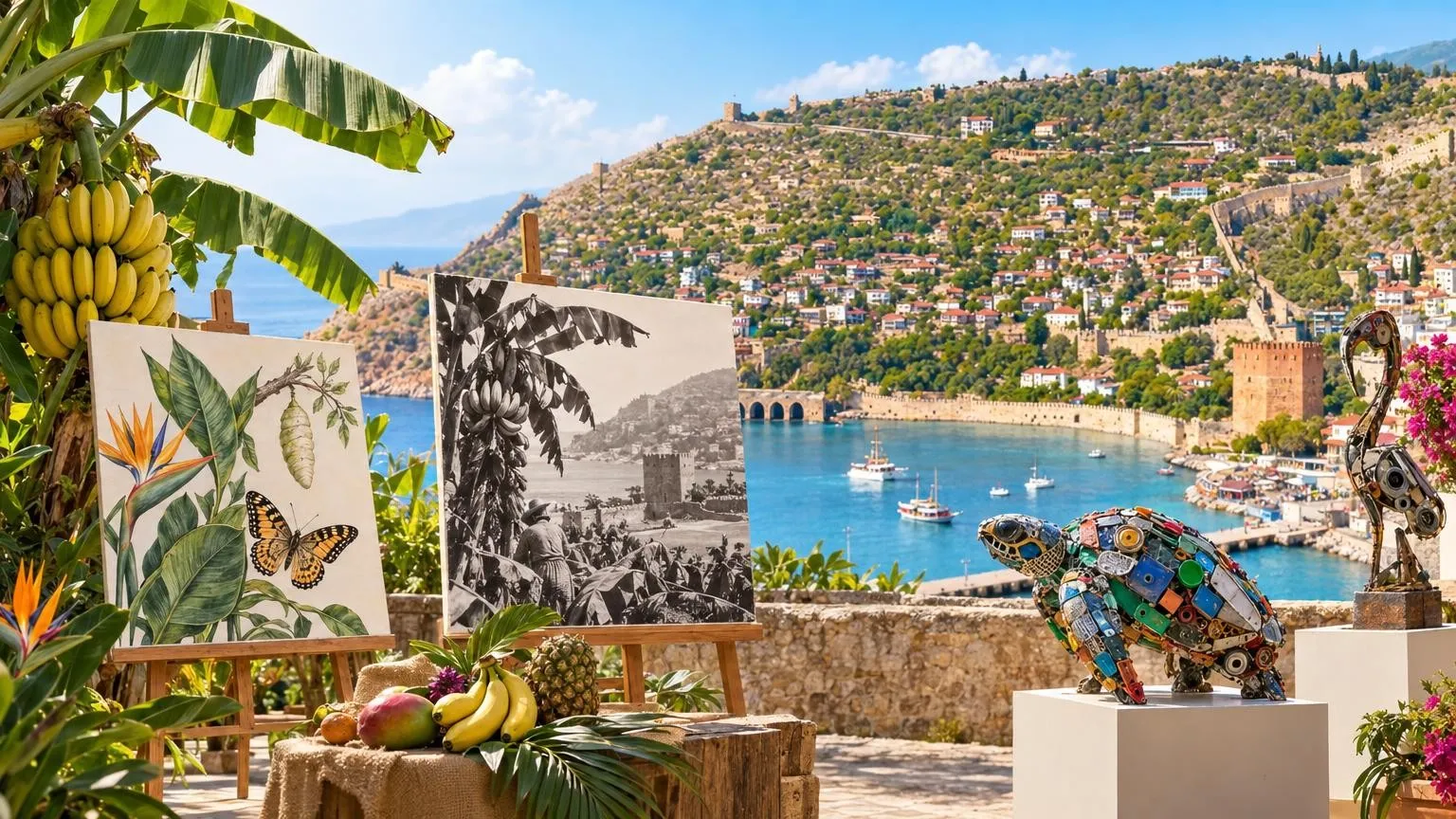 Three exhibitions will be on display for art lovers at the Alanya Tropical Fruit Festival