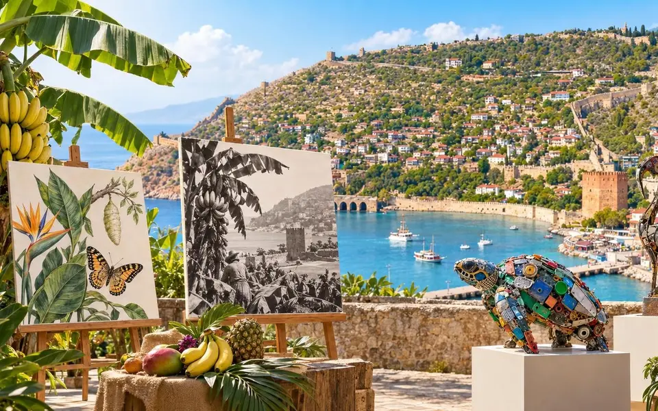 Alanya Tropikal Meyve Festivali’nde üç sergi sanatseverlerle buluşacak — Yapay zekâ ile oluşturulmuş temsili görsel