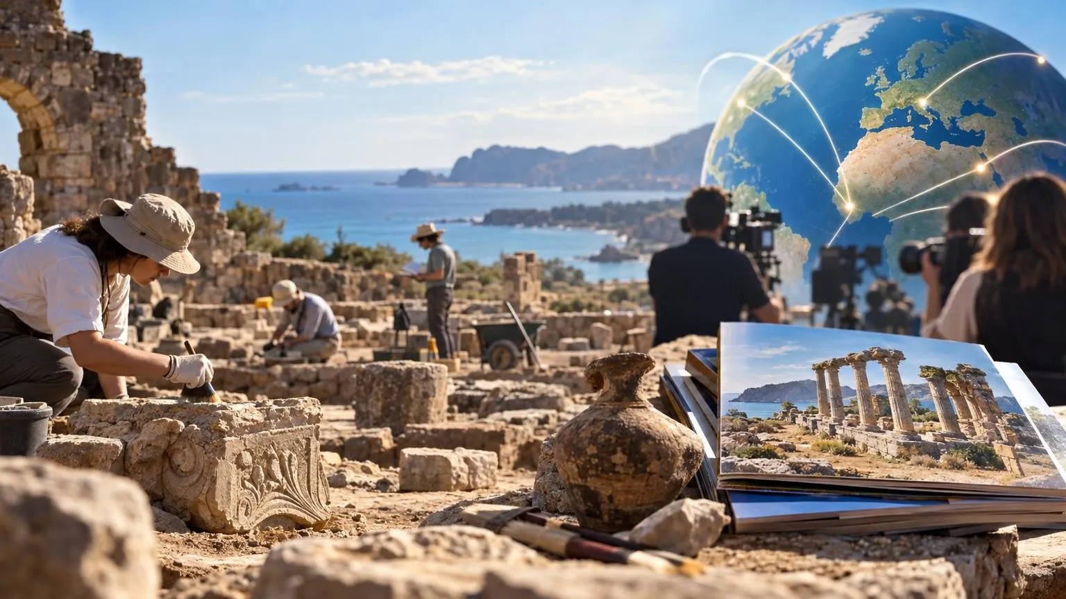 ALKÜ’nün Selinus araştırmaları National Geographic’in gündeminde — Yapay zekâ ile oluşturulmuş temsili görsel