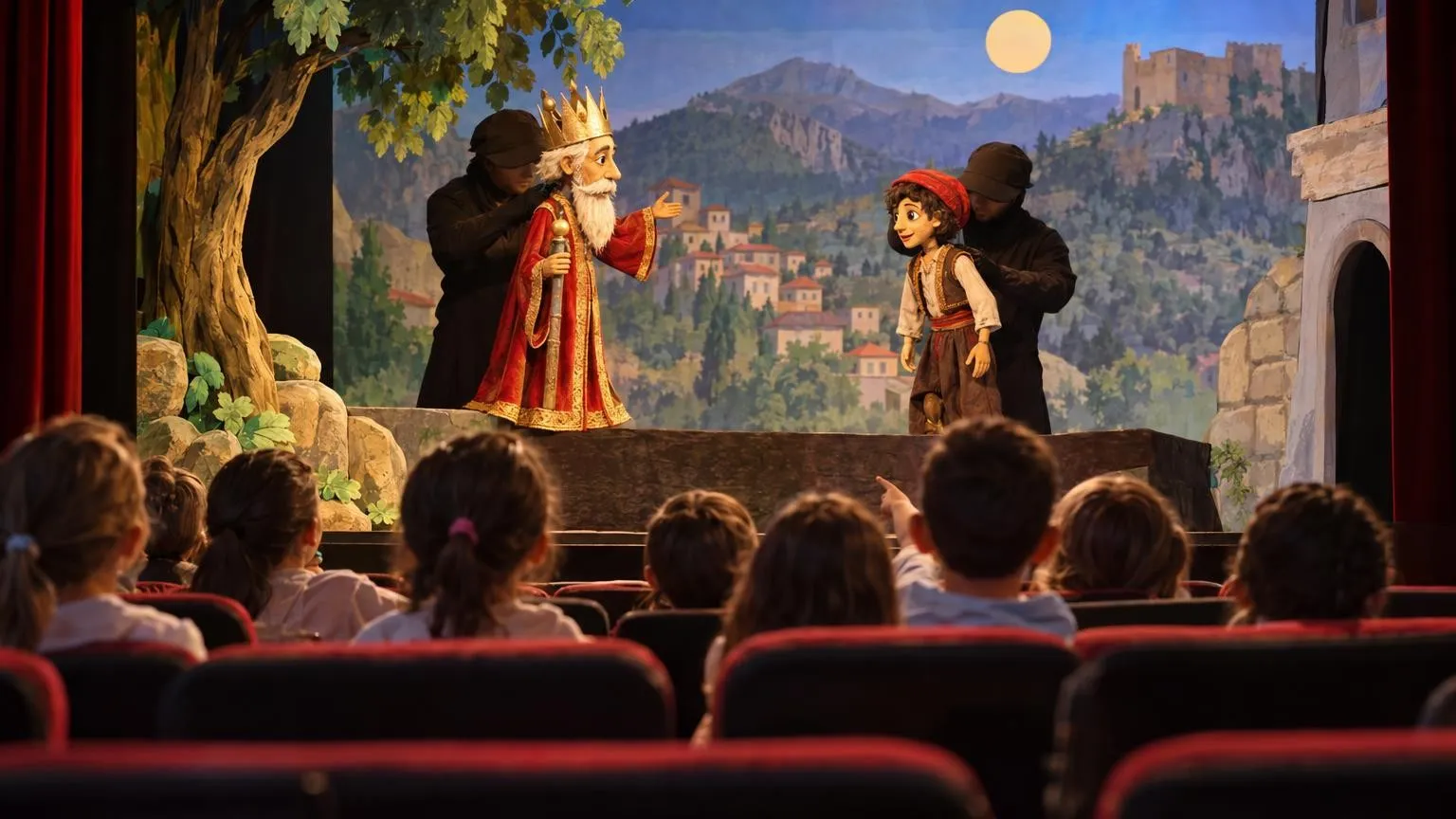 Alanya’nın masalı “Dağ Padişahı” kukla/anima tekniğiyle sahnede — Yapay zekâ ile oluşturulmuş temsili görsel