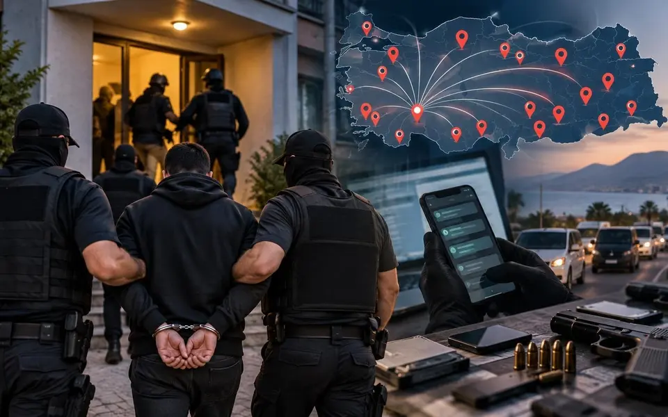 Daltonlar soruşturmasında 85 gözaltı: Antalya'da da adreslere baskın — Yapay zekâ ile oluşturulmuş temsili görsel