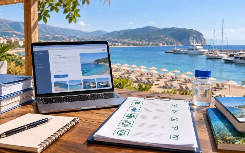 Alanya’da 2027 Mavi Bayrak başvuruları için son gün 27 Kasım — Yapay zekâ ile oluşturulmuş temsili görsel