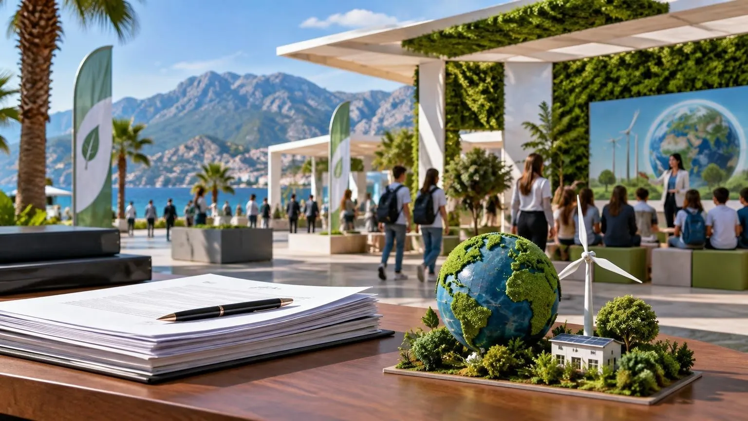 Antalya COP31 İklim Okulu ihalesinde 91 milyon 491 bin liralık sözleşme — Yapay zekâ ile oluşturulmuş temsili görsel