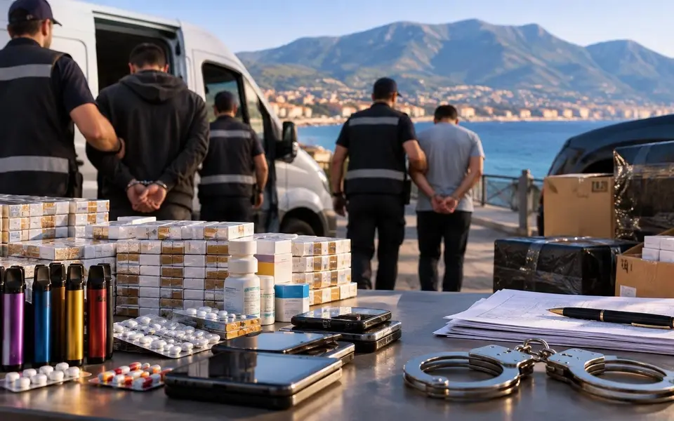 Antalya’da KOM operasyonları: 27 şüpheliye işlem, 8 tutuklama — Yapay zekâ ile oluşturulmuş temsili görsel