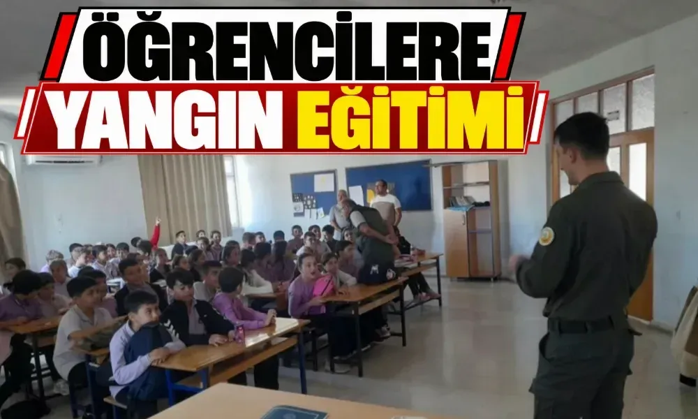ÖĞRENCİLERE YANGIN EĞİTİMİ
