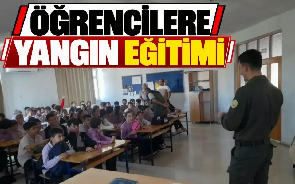 ÖĞRENCİLERE YANGIN EĞİTİMİ