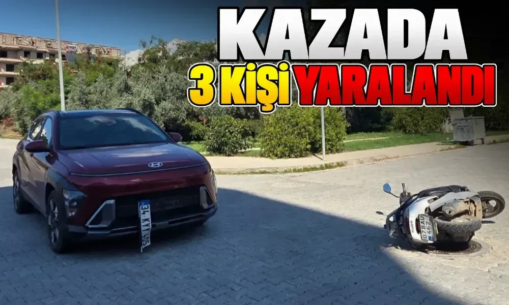 KAZADA 3 KİŞİ YARALANDI — Gazipaşa Manşet
