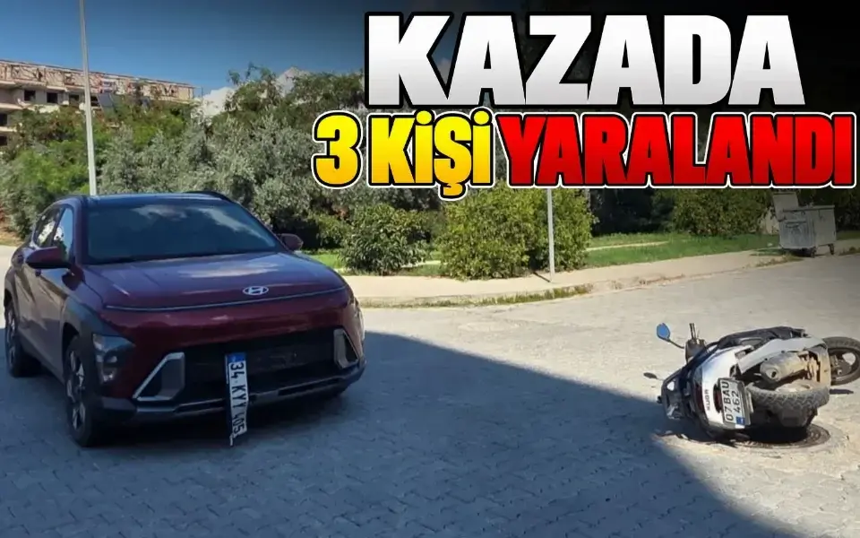 KAZADA 3 KİŞİ YARALANDI — Gazipaşa Manşet