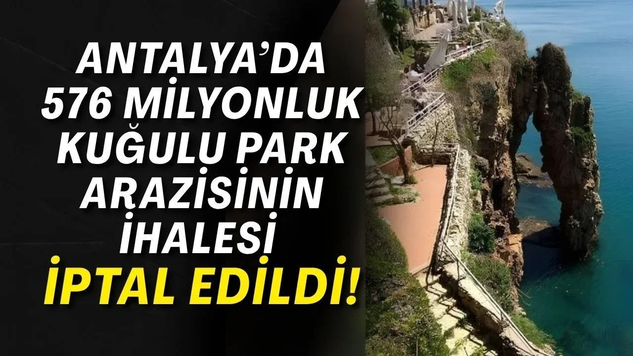 Antalya’da 576 milyonluk Kuğulu Park arazisinin ihalesi iptal edildi! — Antalya Körfez Gazetesi